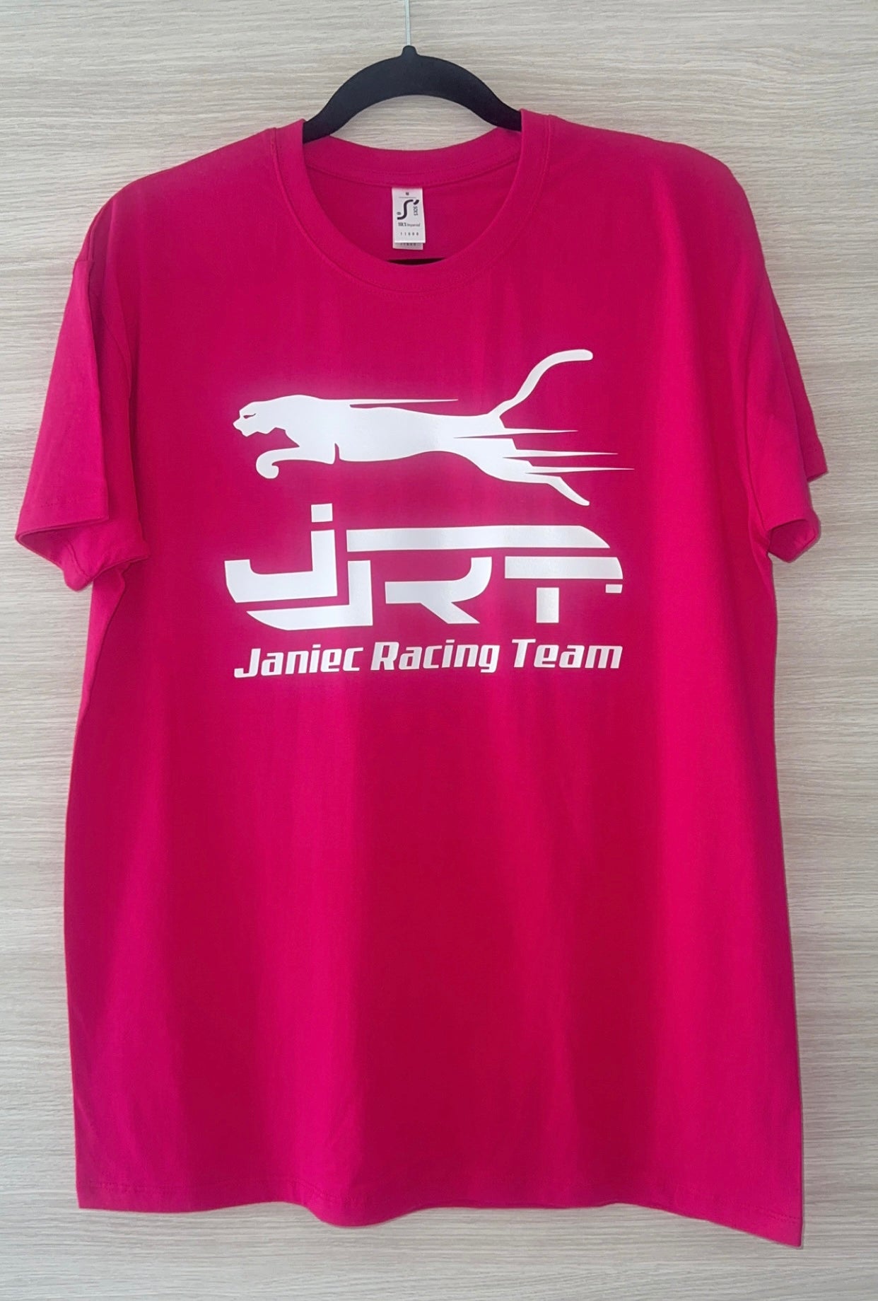 Tee shirt JRT Rose flocage blanc