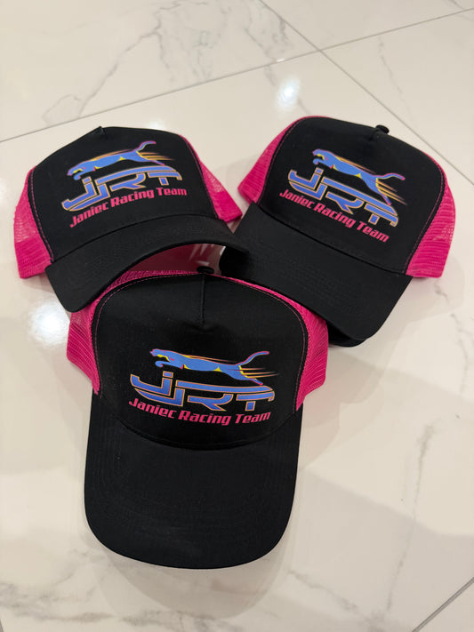Casquette JRT noir/rose